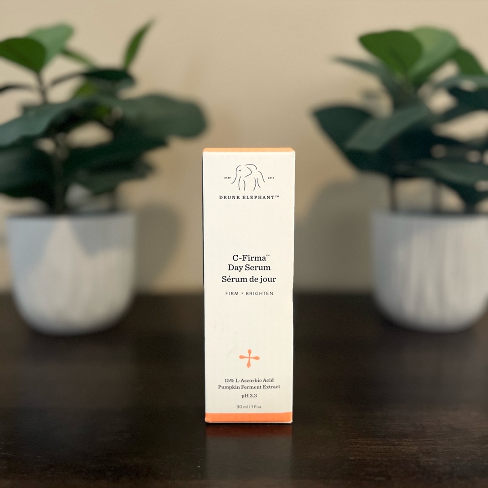 Drunk Elephant C-Firma Day Serum - White and Orange Packaging